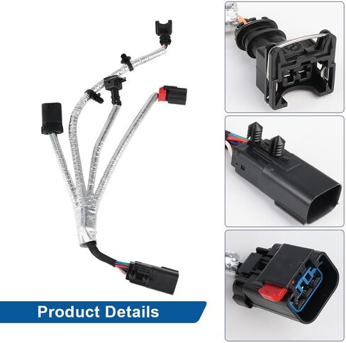 WMPHE Knock Oil Pressure Temp Sensor Wiring Harness، متوافق مع Dodge Journey Charger Grand Caravan Chrysler 200 300 Town & Country 3.6L 2011 2012 2013 2014 2015 2016، بديل لـ 5148105AH in Kuwait