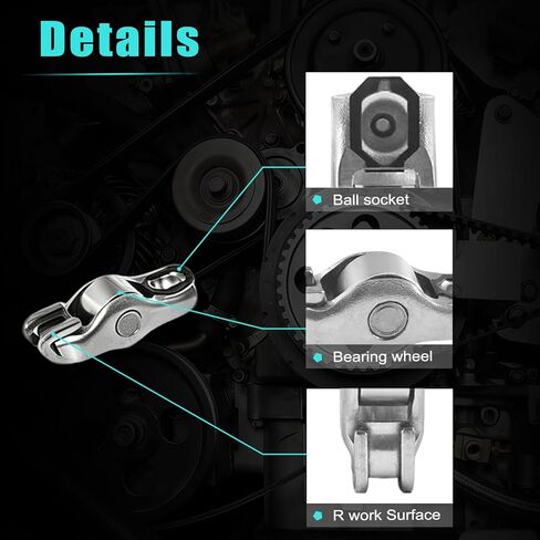 Rocker Arms for Ford Mustang & F-150 5.0L V8 2011-2017 Coyote Engine | Replaces OE# BR3Z-6564-A,MR-1350,R-916, ford f150 5.0 Rocker Arms BR3Z6564A in Kuwait