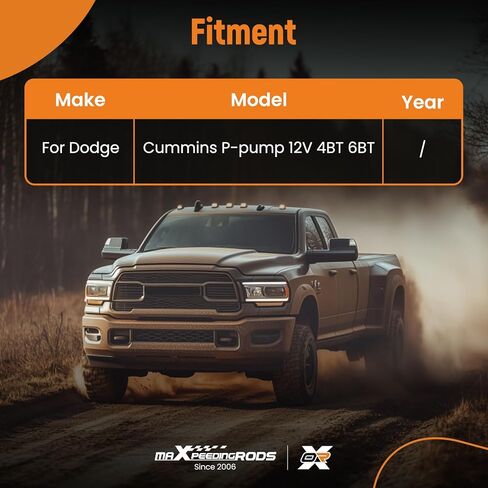 مجموعة كابلات الملف اللولبي لإيقاف الوقود اليدوي متوافقة مع دودج كومينز P-pump 12 فولت 4BT 6BT جديد in Kuwait