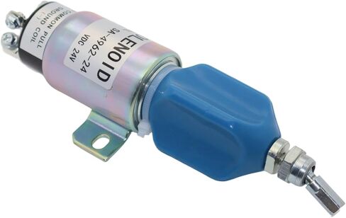 24V Fuel Shut Off Solenoid SA-4962-24 Compatible for Volvo ZF Mitsubishi 6D24 Doosan Cummins Hyundai R160LC-R R180LC-R in Kuwait