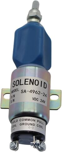 24V Fuel Shut Off Solenoid SA-4962-24 Compatible for Volvo ZF Mitsubishi 6D24 Doosan Cummins Hyundai R160LC-R R180LC-R in Kuwait