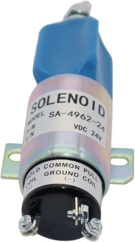 24V Fuel Shut Off Solenoid SA-4962-24 Compatible for Volvo ZF Mitsubishi 6D24 Doosan Cummins Hyundai R160LC-R R180LC-R in Kuwait
