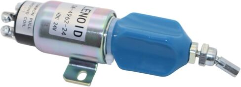 24V Fuel Shut Off Solenoid SA-4962-24 Compatible for Volvo ZF Mitsubishi 6D24 Doosan Cummins Hyundai R160LC-R R180LC-R in Kuwait