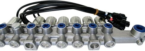 Solenoid Valve Assembly 207-60-71311 2076071311 Fikowjs Compatible with Komatsu PC300-7 PC300HD-7L PC300LL-7E0 PC350LC-7-BA PC350HD-8 PC360-7 PC400-7 PC450LC-8 PC490LC-10 PC550LC-8 Excavator in Kuwait