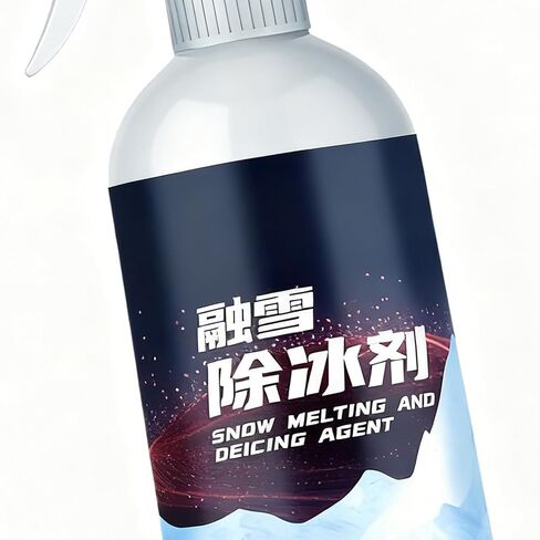 Deicer Spray for Car Windshield | 300mL Long-Lasting Quick Auto Defogger | Car Window Defroster Spray - for Winter Frost Cleaning Vehicle Truck SUV Roof Outdoor Daily Commute Glass Home Garden in Kuwait