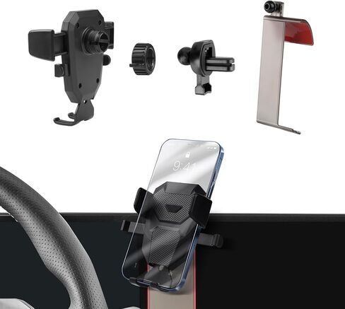 Karltys Car Phone Holder for Hyundai Ioniq 5 2022-2025 2026 Accessories, Hands Free Thick Case Friendly Cell Phone Holder Dashboard Phone Mount in Kuwait