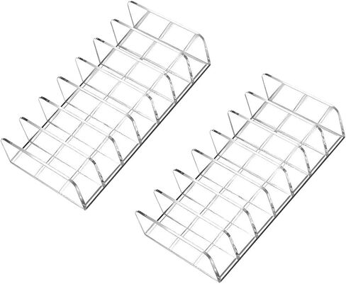 قطعتان من منظم البريد البلاستيكي الشفاف، حامل ملف مغلف، فارز الحروف العمودية، مقسم المال، 7 فتحات، حقيبة عرض، حامل تخزين مستحضرات التجميل، حامل لوحة مكياج ظلال العيون للمنزل والمكتب in Kuwait
