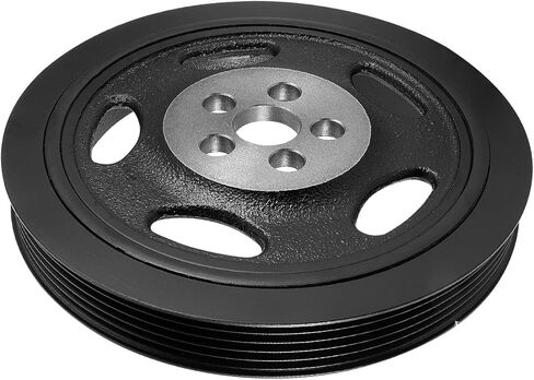 AULINK 594-407 Harmonic Balancer Crankshaft Pulley (L5 2.5L) For Volkswagen Beetle 2006-2010/2012-2018,Golf 2010-2014,Jetta 2005-2014,Passat 2012-2018,Rabbit 2006-2009#594407 07K105243B 07K105243F in Kuwait