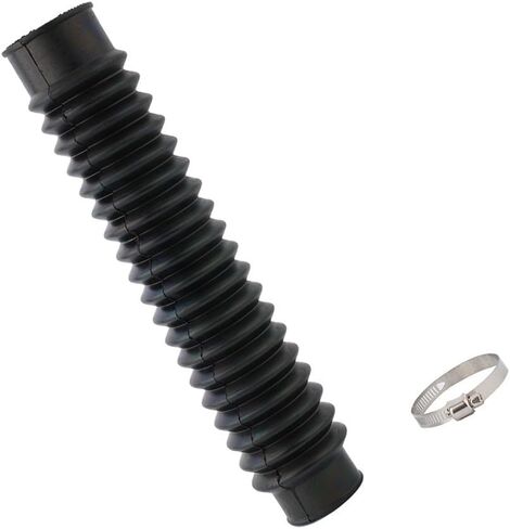 Black Motorcycle Air Filter Hose Tube, Thick Intake Pipe for ATV UTV Side-by-Side, Replacement Part, Easy Install, 1 Pack in Kuwait