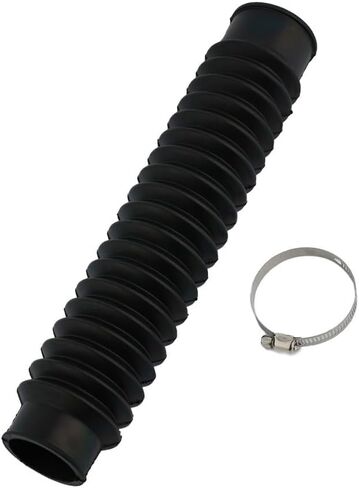 Black Motorcycle Air Filter Hose Tube, Thick Intake Pipe for ATV UTV Side-by-Side, Replacement Part, Easy Install, 1 Pack in Kuwait