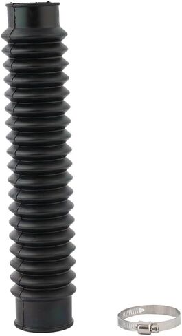 Black Motorcycle Air Filter Hose Tube, Thick Intake Pipe for ATV UTV Side-by-Side, Replacement Part, Easy Install, 1 Pack in Kuwait