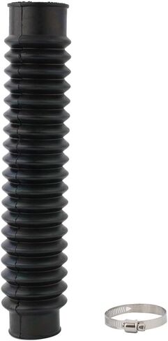 Black Motorcycle Air Filter Hose Tube, Thick Intake Pipe for ATV UTV Side-by-Side, Replacement Part, Easy Install, 1 Pack in Kuwait