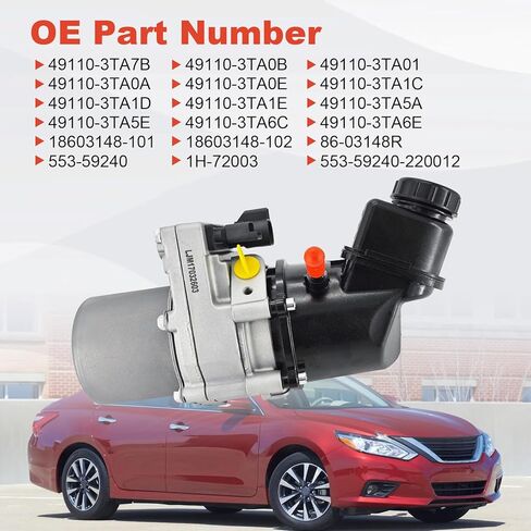 49110-3TA7B مضخة توجيه كهربائية متوافقة مع Nissan Altima 2.5L 3.5L 2013-2018 استبدال # 49110-3TA0B 49110-3TA0A 49110-3TA1D 1H-72003 in Kuwait