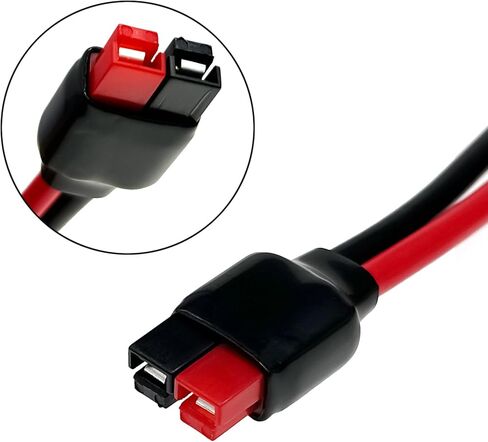 10AWG XT90 إلى كابل تمديد محول أندرسون، موصل XT90 أنثى إلى كابل موصل أندرسون 45A لبطارية RC محطة الطاقة المحمولة بالطاقة الشمسية (60 سم / 2 قدم) in Kuwait