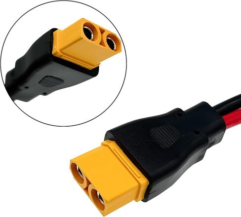 10AWG XT90 إلى كابل تمديد محول أندرسون، موصل XT90 أنثى إلى كابل موصل أندرسون 45A لبطارية RC محطة الطاقة المحمولة بالطاقة الشمسية (60 سم / 2 قدم) in Kuwait
