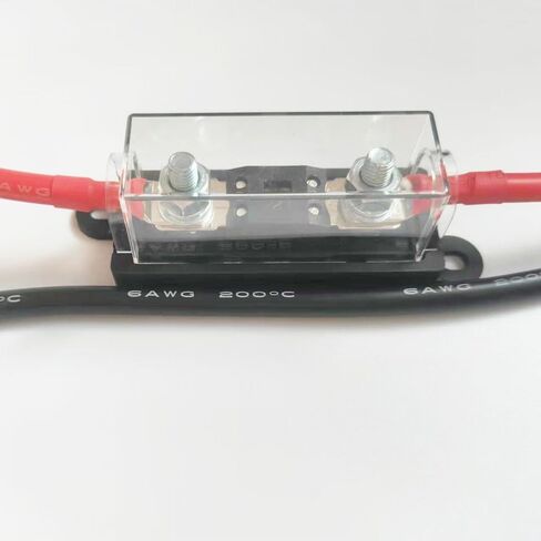 50A تنصهر 6AWG أندرسون موصل إلى العروة الطرفية للبطارية، يا الدائري Dia.8mm للبطارية، والطاقة الشمسية، والعاكس in Kuwait