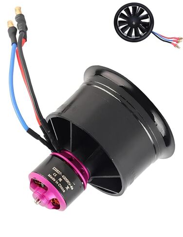 50mm EDF Motor 4S KV4300 High Thrust 770g Brushless Ducted Fan Unit 77g Lightweight High RPM Replacement Propulsion System for RC Jet Airplane Fighter in Kuwait