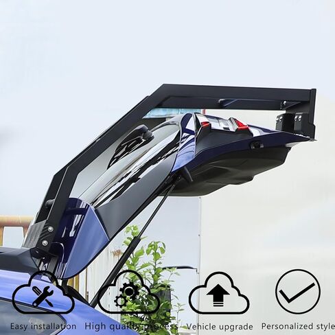 Car Tailgate Ladder Compatible with Subaru Crosstrek 2023 2024，Roof Rack Tailgate Ladder，Aluminum Tailgate Mounted Ladder Car Rear Door Ladder Climbing Mount Bracket Accessories in Kuwait