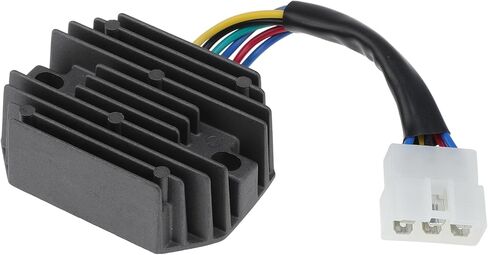 Motoforti 6-Pin منظم الجهد الكهربائي المعدل لكوبوتا لـ Yanmar Kokusan Denki ZD18 ZD21 ZD25 RTV500 YM122 YM126، منظم المعدل 15351-64600/15351-64601/15531-64603/19267-64602 in Kuwait