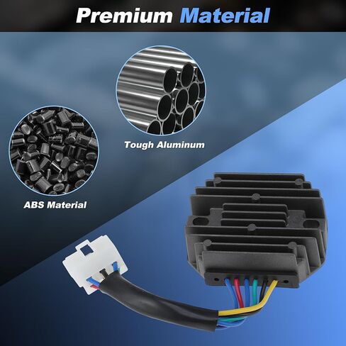 Motoforti 6-Pin منظم الجهد الكهربائي المعدل لكوبوتا لـ Yanmar Kokusan Denki ZD18 ZD21 ZD25 RTV500 YM122 YM126، منظم المعدل 15351-64600/15351-64601/15531-64603/19267-64602 in Kuwait