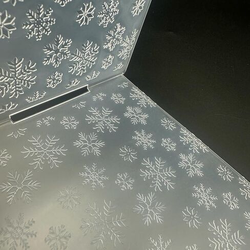 3D Plastic Embossing Folder Template Christmas Snowflake Background Texture 5x7 Inch for Card Making DIY Scrapbooking Paper Crafting Handmade Crafts Scrapbooking Arts Supplies Scrapbook Decor in Kuwait