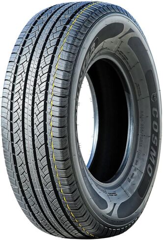 إطارات كوزمو RoadHunter Truck/SUV Touring Radial Tire-265/70R16 265/70/16 265/70-16 112H نطاق التحميل SL 4-Ply BSW جدار جانبي أسود UTQG 560AA in Kuwait
