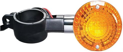 Turn Signal Kaw Amber 25-2202 Front Left Amber Chrome White, Revitalize your car in Kuwait