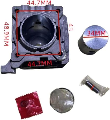 طقم مكبس أسطواني 34 مم متوافق مع محركات FS38 2-Mix، FS55 2-Mix، FS55R، HS45، وHS52 in Kuwait