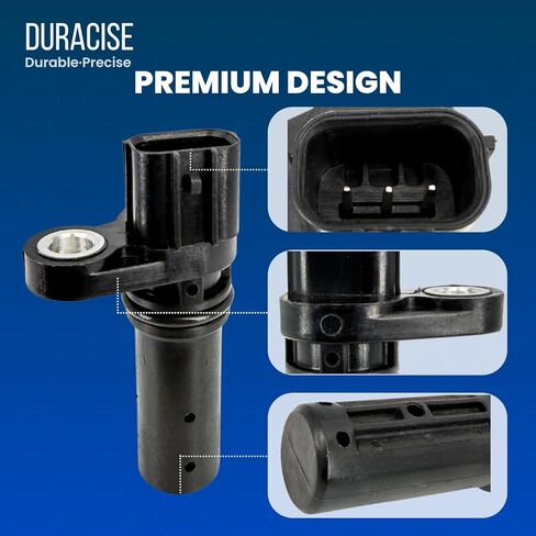 DURACISE Crankshaft Position Sensor Fits 2003-2007 Honda Accord 2.4L, 2006-2011 Civic 1.8L, 2003-2011 Element 2.4L, 2006-2008 Fit 1.5L & 2007-2013 Acura RDX 3.5L, 2004-2008 TSX 2.4L, OEM 37500-RAA-A01 in Kuwait