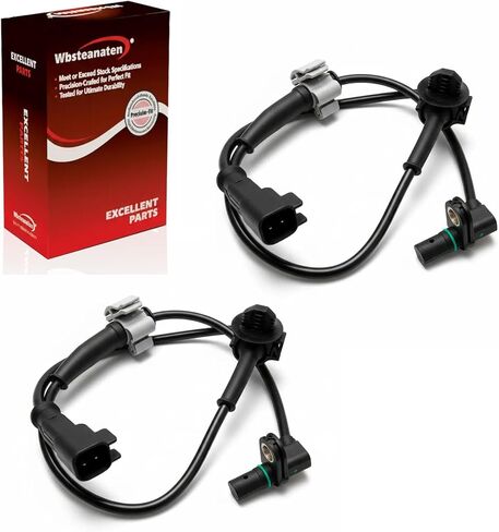 ABS Wheel Speed Sensor 2Pcs: Front Left & Right Compatible with Chevrolet 2014-2019 Silverado 1500 V6 4.3L V8 5.3L V8 6.2L, GMC 2014-2019 Sierra 1500 V8 5.3L V8 6.2L,Cadillac 2015 Escalade ESV V8 6.2L in Kuwait