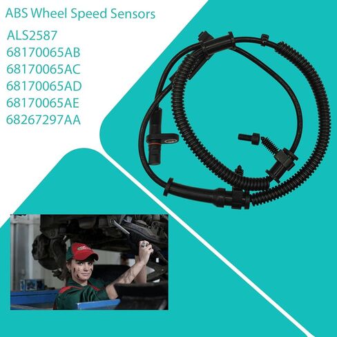 68170065AB Car Wheel Anti-Lock Brakes Sensor for Ram 1500 2013-2022 Left Right Front ABS Wheel Speed Sensor 68170065AC 68170065AD 68170065AE 68170065AF 1 pcs in Kuwait