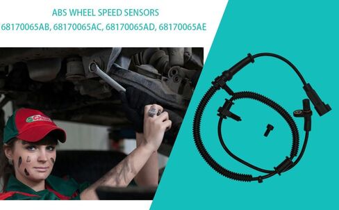 68170065AB Car Wheel Anti-Lock Brakes Sensor for Ram 1500 2013-2022 Left Right Front ABS Wheel Speed Sensor 68170065AC 68170065AD 68170065AE 68170065AF 1 pcs in Kuwait