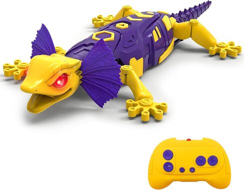 Fistone RC Wall Crawler Gecko, Glow in The Dark Lizard, Rechargeable Remote Control Robot Fun Kids Toys in Kuwait