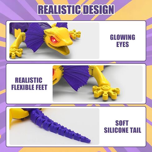 Fistone RC Wall Crawler Gecko, Glow in The Dark Lizard, Rechargeable Remote Control Robot Fun Kids Toys in Kuwait
