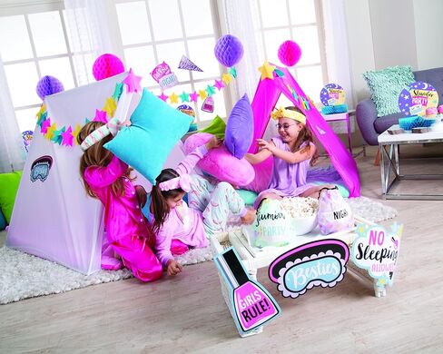 Fun Express Kids Tent Indoor Play Tent for Kids - Premium 45" x 40" White Playhouse for Toddler Girls Bedroom Decor | Perfect Slumber Party Supplies Reading Nook & Fort Building Activities in Kuwait