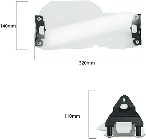 Headlight Protector Motorcycle Headlight Protection For F800R F800GS F700GS F650GS For Twin 2008-2018 Acrylic Head Light Lamp Guard Cover in Kuwait