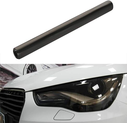 Car Headlight Film Self Adhesive Car Light Film 30 x 120cm Headlight Film Tint Film Sticker for Headlights Taillights Fog Lights Side Marker Lights Bumpers in Kuwait
