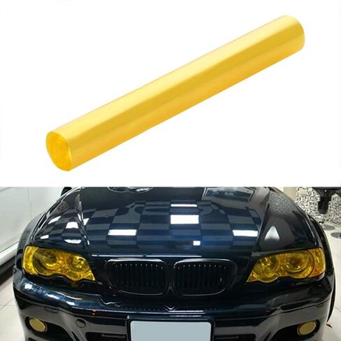 Car Headlight Film Self Adhesive Car Light Film 30 x 120cm Headlight Film Tint Film Sticker for Headlights Taillights Fog Lights Side Marker Lights Bumpers in Kuwait