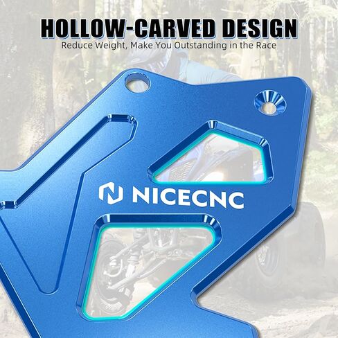 غطاء حماية لغطاء العجلة المسننة وموفر السلسلة من NICECNC، غطاء سلسلة محرك من الألومنيوم الأزرق متوافق مع Yamaha Raptor 700 2006-2026، Raptor 700 Special Edition 2007، Raptor 700R 2012 2016-2026، انظر الملاءمة in Kuwait