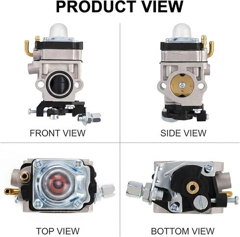 300486 43cc 2 السكتة الدماغية عدة المكربن ​​للزلزال E43 MC43 Tiller Auger، قطع غيار محرك Viper تناسب Powermate PCV43 Southland SCV43 Cultivator Eskimo Mako M43، جاهز للمصنع in Kuwait