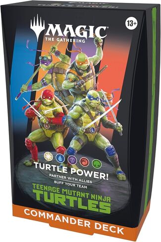 Magic: The Gathering | Teenage Mutant Ninja Turtles - Commander Deck - Turtle Power! | Collectible Trading Card Game in Kuwait