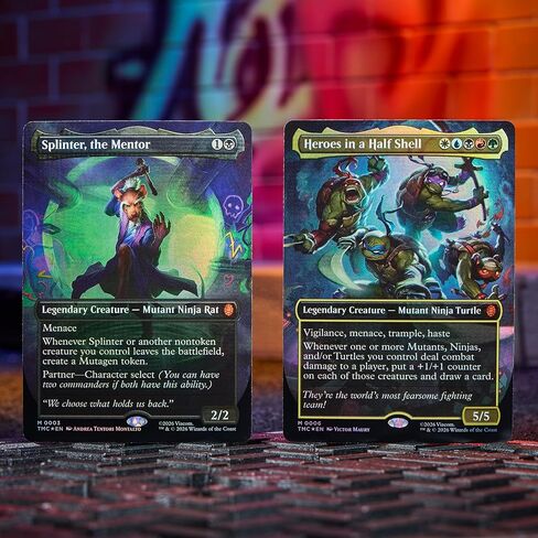 Magic: The Gathering | Teenage Mutant Ninja Turtles - Commander Deck - Turtle Power! | Collectible Trading Card Game in Kuwait