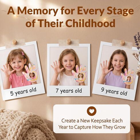 Clay Handprint Casting Kit for Family Crafts – Oven Bake Polymer Clay Arts & Crafts, DIY Handprint Keepsake Frame for Kids Teens & Adults, Creative Projects for Everyone Gifts from Children Ages 8-12 in Kuwait