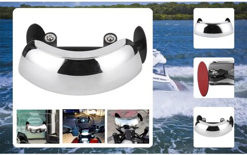 مرآة الزجاج الأمامي للدراجة النارية لبياجيو MP3 LT 2010-2016، مرآة واسعة الزاوية 180 درجة قابلة للتعديل برؤية كاملة للبقع العمياء مرآة الرؤية الخلفية in Kuwait