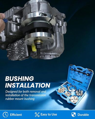 مجموعة أدوات إزالة وتركيب جلبة ناقل الحركة المطاطية DPTOOL متوافقة مع محرك BMW B46 B48 B58 G05 G11 G12 G20 G30 G80 G82، أداة تثبيت مزيل بوش 83302445327 2445327 in Kuwait