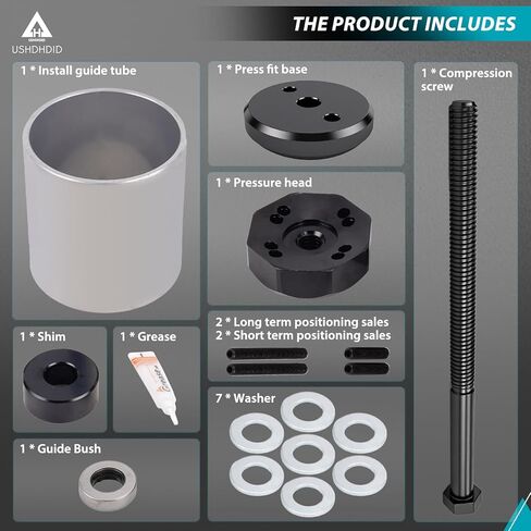 S21307 Bushing Installation Tool Compatible with Hendrickson Turner Intraax Wide Beam Bushing Complete Kit S-21307 in Kuwait