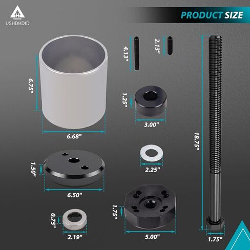 S21307 Bushing Installation Tool Compatible with Hendrickson Turner Intraax Wide Beam Bushing Complete Kit S-21307 in Kuwait