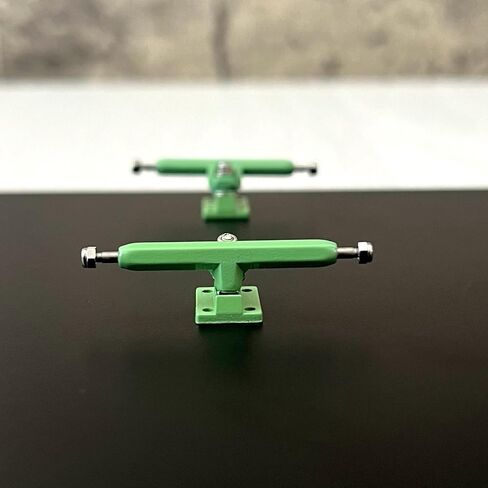 NOAHWOOD NW14.0 Fingerboard Complete (Short Nose Short Tail Deck 98x35.5mm 5-Layer Color Maple Pro concave Design Mini Skateboard Deck) +Pro 36mm Hex Mint Truck + Beige ii Wheel (White fingersoul) in Kuwait