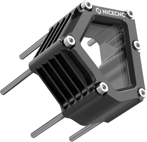 NICECNC Oil Cover Crankcase Guard Compatible with Yamaha YFZ450R 2009 2010 2011 2012 2013-2023, YFZ450RSE 2009-2019 2020 2021 2022 2023 Black in Kuwait
