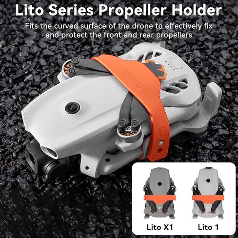 حامل المروحة Lito X1 - مثبت واقي مراوح حزام الشفرة لـ DJI Lito X1 / Lito 1 ملحقات الطائرة بدون طيار مثبت مراوح التحرير السريع in Kuwait